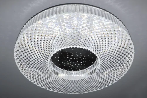 Светильник потолочный LED с пультом LED LAMPS 81083 Natali Kovaltseva белый 1 лампа, основание белое в стиле хай-тек с пультом фото 8